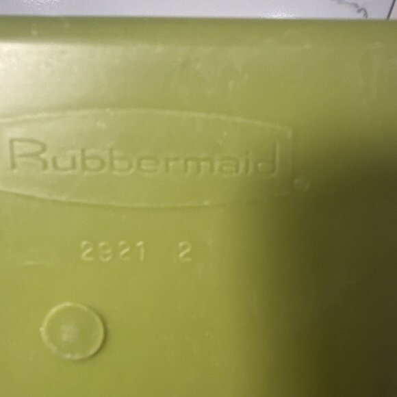 VTG 1970s Rubbermaid Silverware Flatware Utensil Holder Tray 2921 Avocado Green - Picture 2 of 4